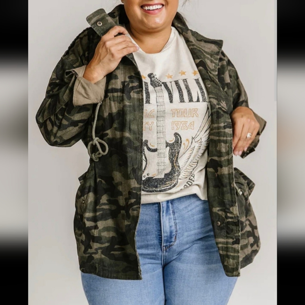 ODDY Green Camo Utility Jacket